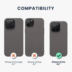 Husa Kwmobile pentru Apple iPhone 14 Pro, Silicon, Gri, 59081.155 fotografia produsului View 2 S