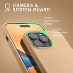 Husa Kwmobile pentru Apple iPhone 14 Pro Max, Silicon, Crem, 59082.154 fotografia produsului View 6 S