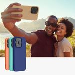 Husa Kwmobile pentru Apple iPhone 14 Pro Max, Silicon, Crem, 59082.154 fotografia produsului View 9 S