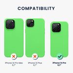Husa Kwmobile pentru Apple iPhone 14 Pro, Silicon, Verde, 59073.159 fotografia produsului View 2 S