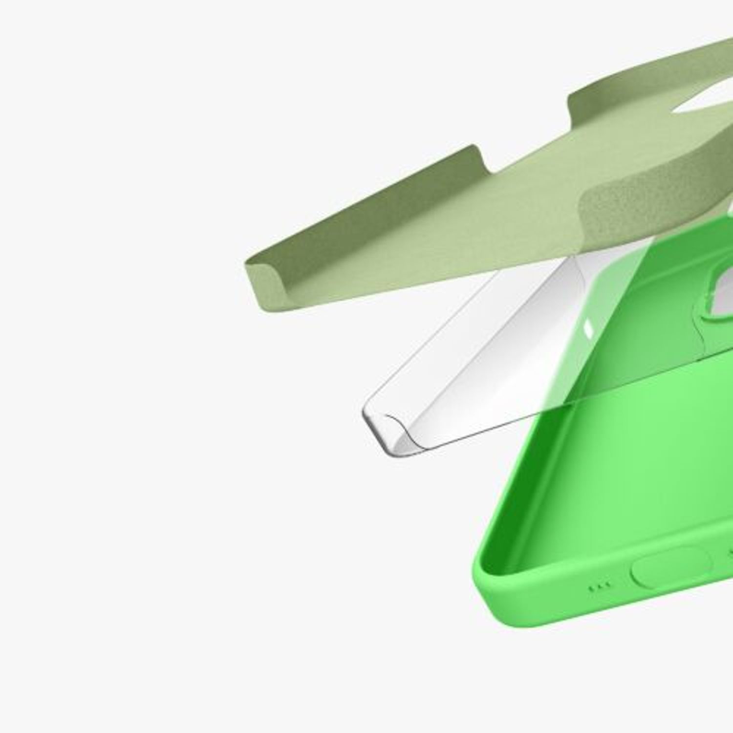 Husa Kwmobile pentru Apple iPhone 14 Pro, Silicon, Verde, 59073.159 fotografia produsului View 10 L