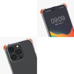 Husa Kwmobile pentru Apple iPhone 14 Pro Max, Silicon, Transparent/Auriu, 59111.21 fotografia produsului View 6 S
