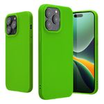 Husa Kwmobile pentru Apple iPhone 14 Pro Max, Silicon, Verde, 59078.44 fotografia produsului