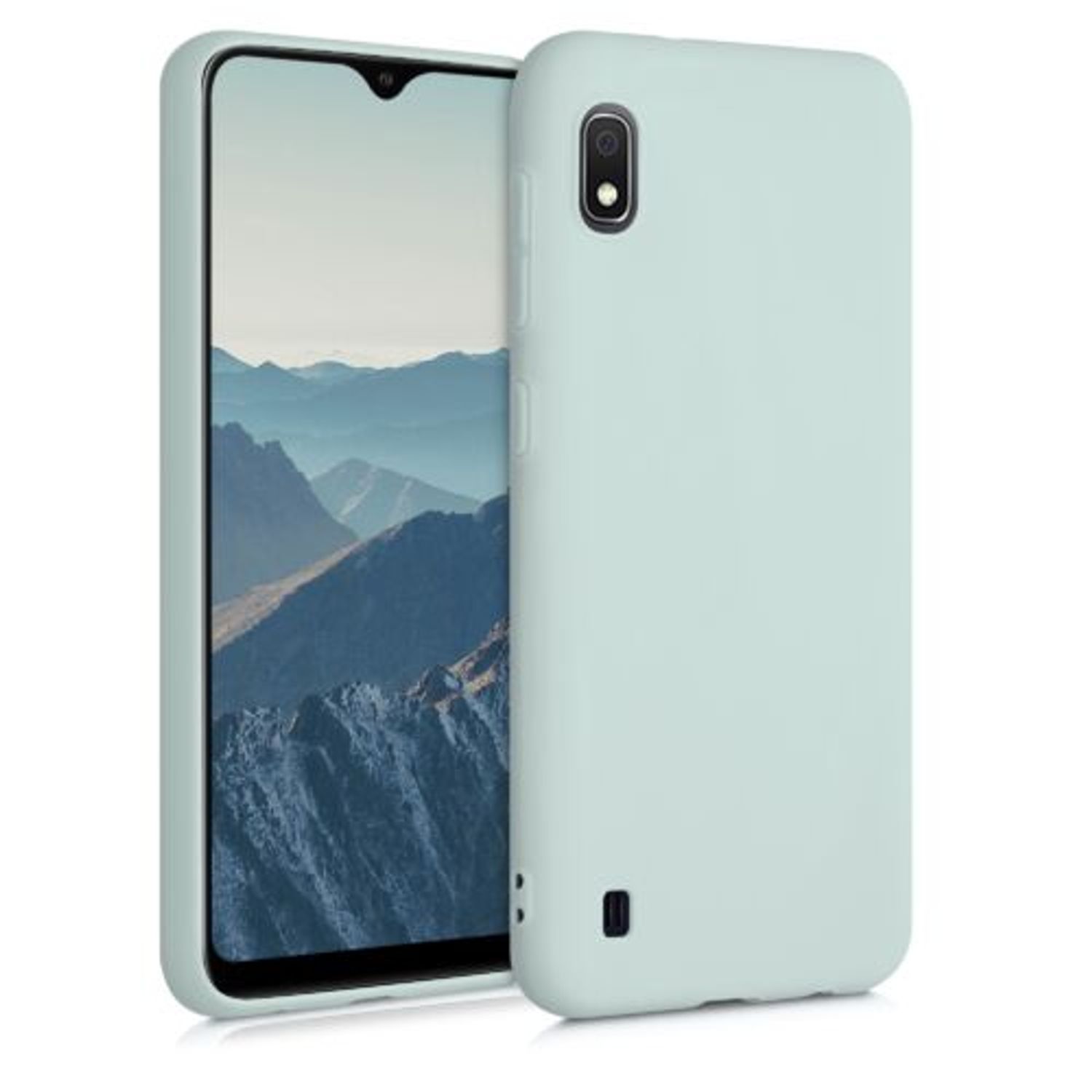 Husa pentru Samsung Galaxy A10, Silicon, Verde, 49814.200 fotografia produsului