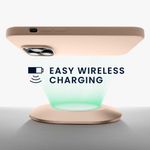 Husa Kwmobile pentru Apple iPhone 14 Pro, Silicon, Crem, 59073.225 fotografia produsului View 5 S