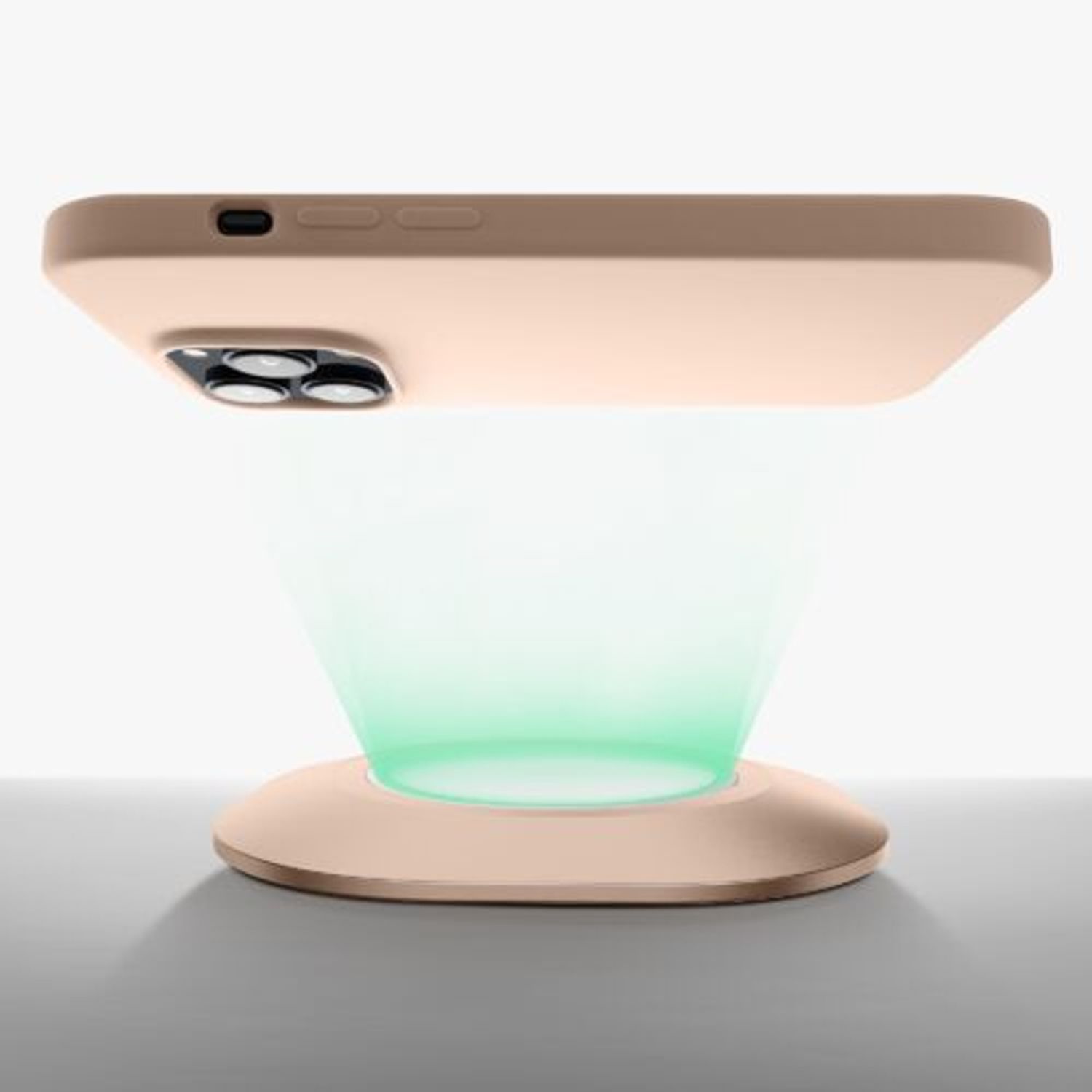 Husa Kwmobile pentru Apple iPhone 14 Pro, Silicon, Crem, 59073.225 fotografia produsului View 11 L