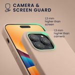 Husa Kwmobile pentru Apple iPhone 14 Pro, Silicon, Crem, 59073.225 fotografia produsului View 6 S
