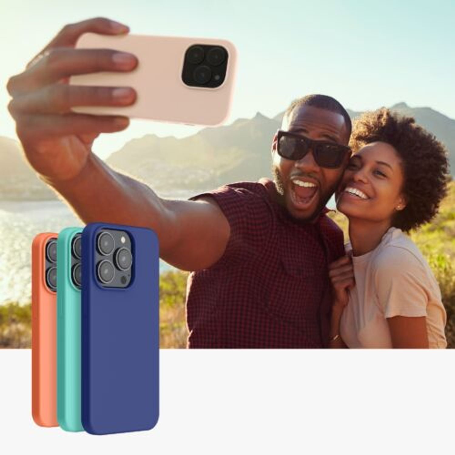 Husa Kwmobile pentru Apple iPhone 14 Pro, Silicon, Crem, 59073.225 fotografia produsului View 9 L