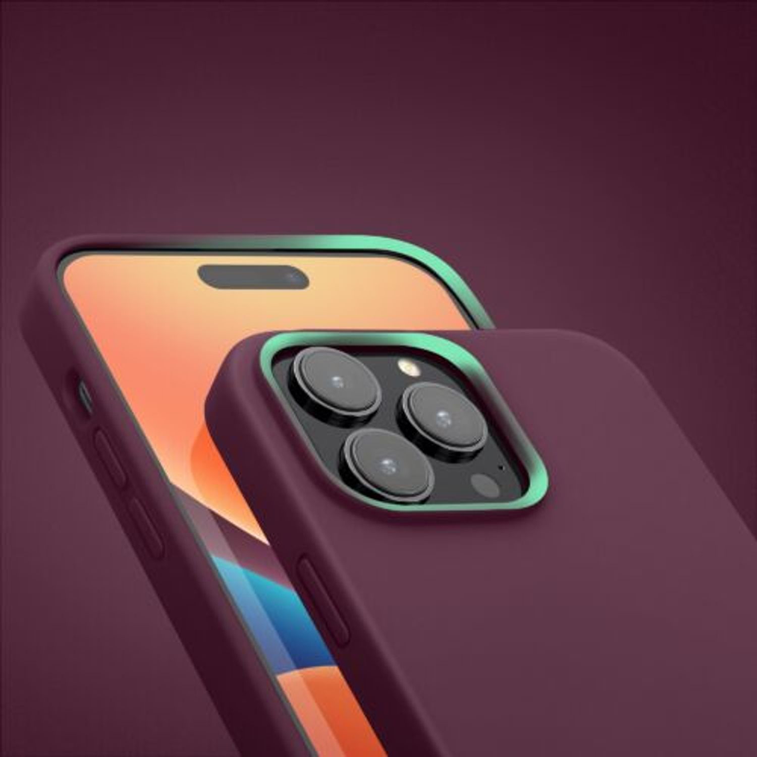 Husa Kwmobile pentru Apple iPhone 14 Pro Max, Silicon, Violet, 59074.209 fotografia produsului View 12 L