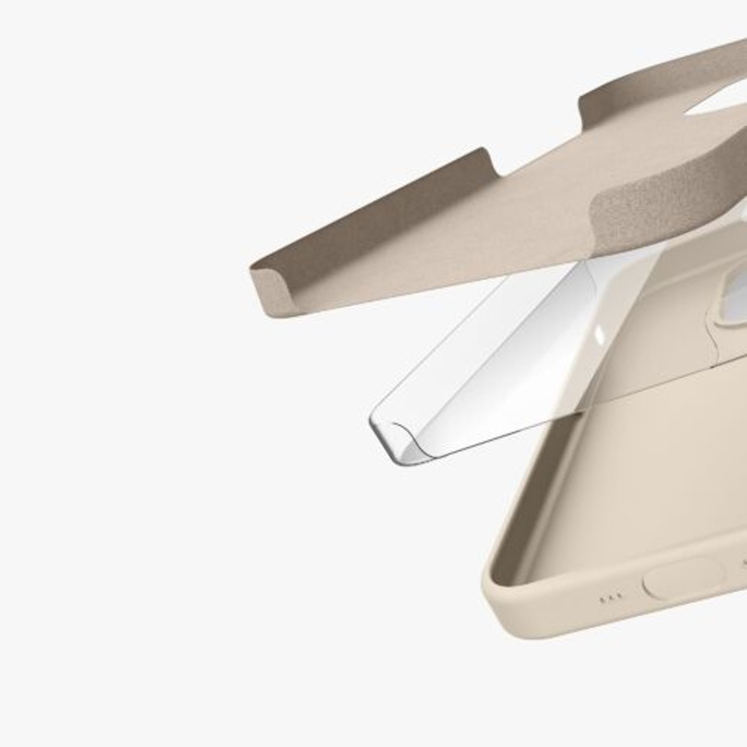 Husa Kwmobile pentru Apple iPhone 14 Plus, Silicon, Crem, 59072.16 fotografia produsului View 10 L