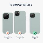 Husa Kwmobile pentru Apple iPhone 14, Silicon, Verde, 59071.200 fotografia produsului View 2 S