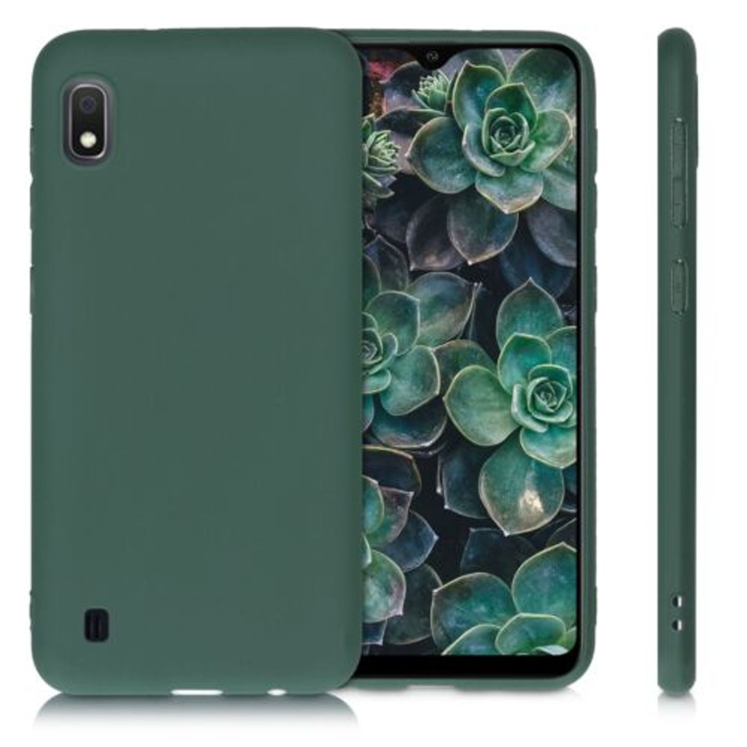 Husa pentru Samsung Galaxy A10, Silicon, Verde, 49814.169 fotografia produsului View 2 L