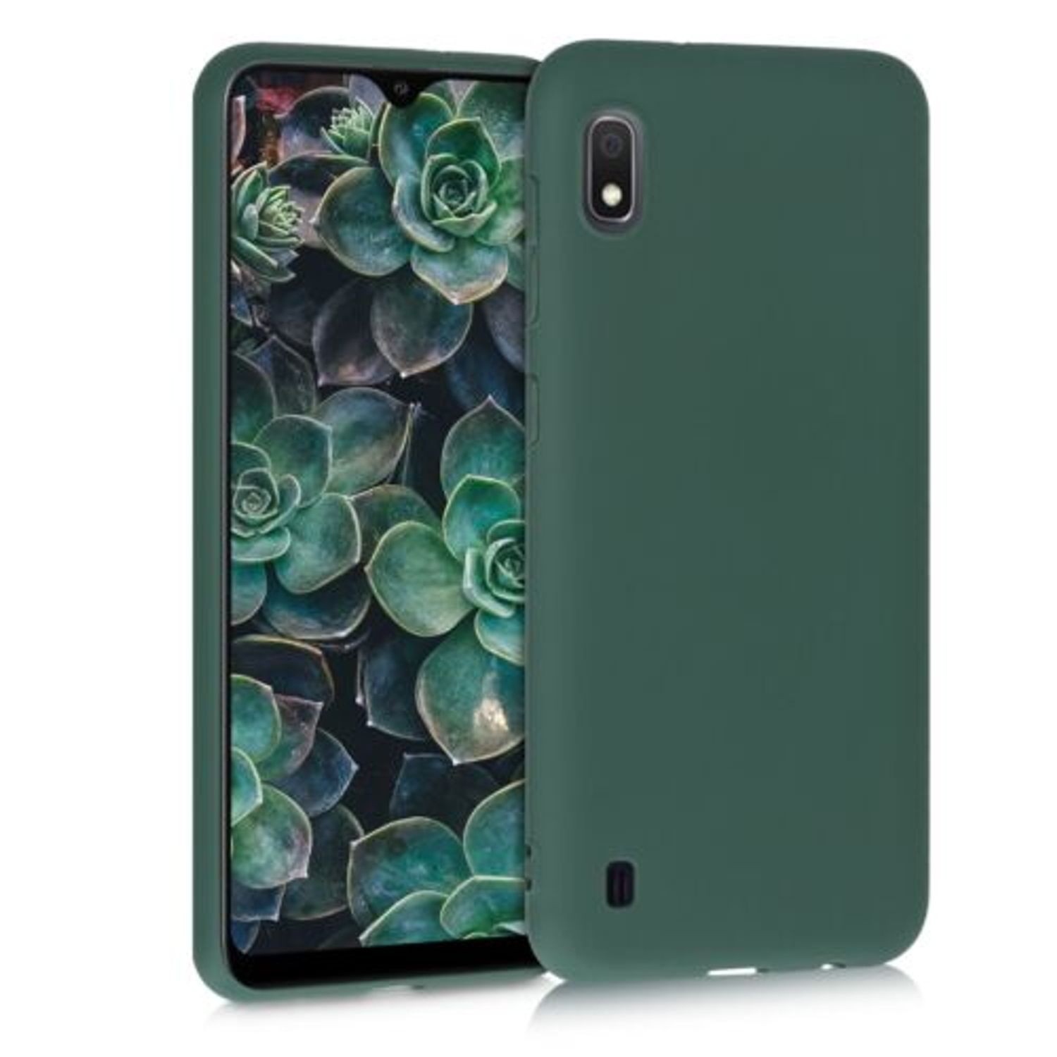 Husa pentru Samsung Galaxy A10, Silicon, Verde, 49814.169 fotografia produsului