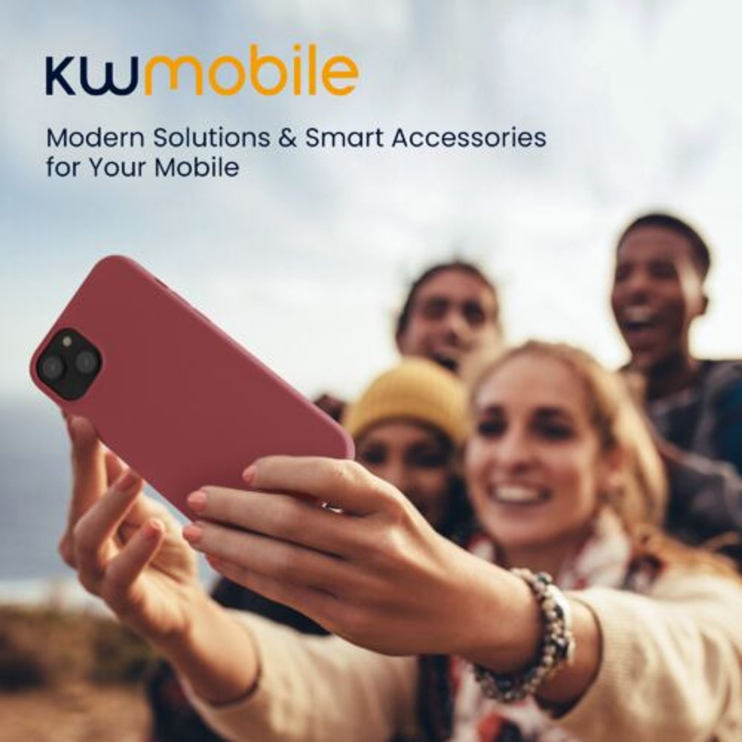 Husa Kwmobile pentru Apple iPhone 14 Plus, Silicon, Rosu, 59080.167 fotografia produsului View 7 L