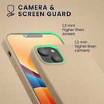 Husa Kwmobile pentru Apple iPhone 14 Plus, Silicon, Crem, 59072.154 fotografia produsului View 6 S
