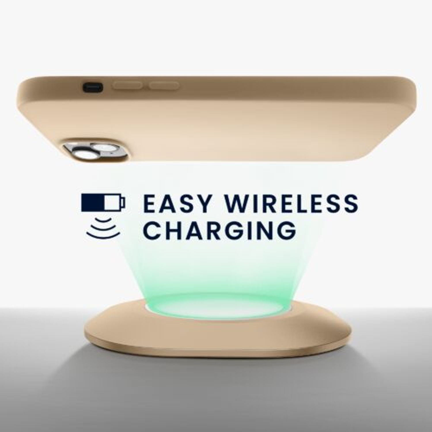 Husa Kwmobile pentru Apple iPhone 14 Plus, Silicon, Crem, 59072.154 fotografia produsului View 5 L