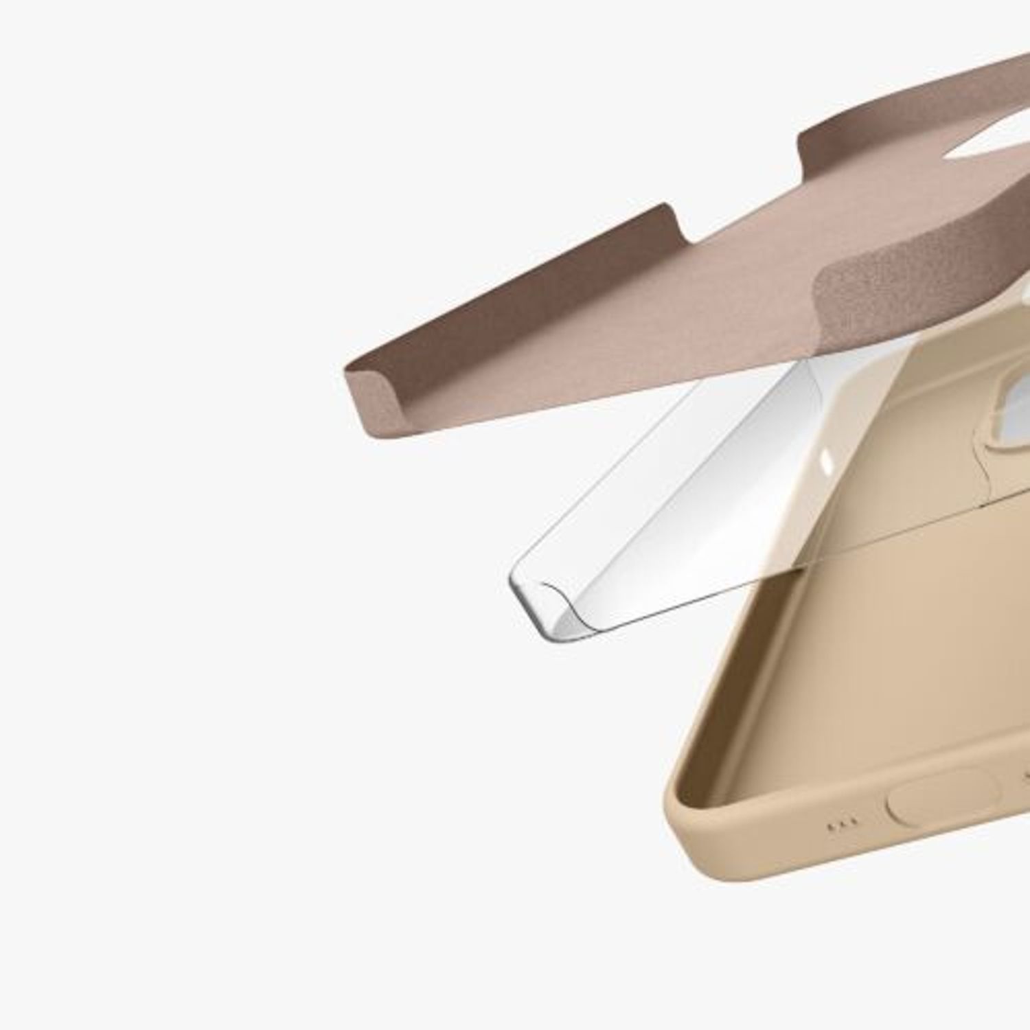 Husa Kwmobile pentru Apple iPhone 14 Plus, Silicon, Crem, 59072.154 fotografia produsului View 10 L