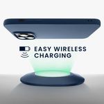 Husa Kwmobile pentru Apple iPhone 14 Pro Max, Silicon, Albastru, 59082.116 fotografia produsului View 6 S