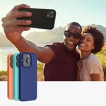 Husa Kwmobile pentru Apple iPhone 14 Plus, Silicon, Negru, 59080.47 fotografia produsului View 9 S