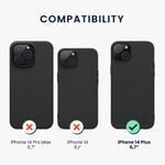 Husa Kwmobile pentru Apple iPhone 14 Plus, Silicon, Negru, 59080.47 fotografia produsului View 2 S