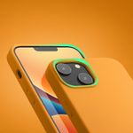 Husa Kwmobile pentru Apple iPhone 14, Silicon, Portocaliu, 59071.150 fotografia produsului View 12 S