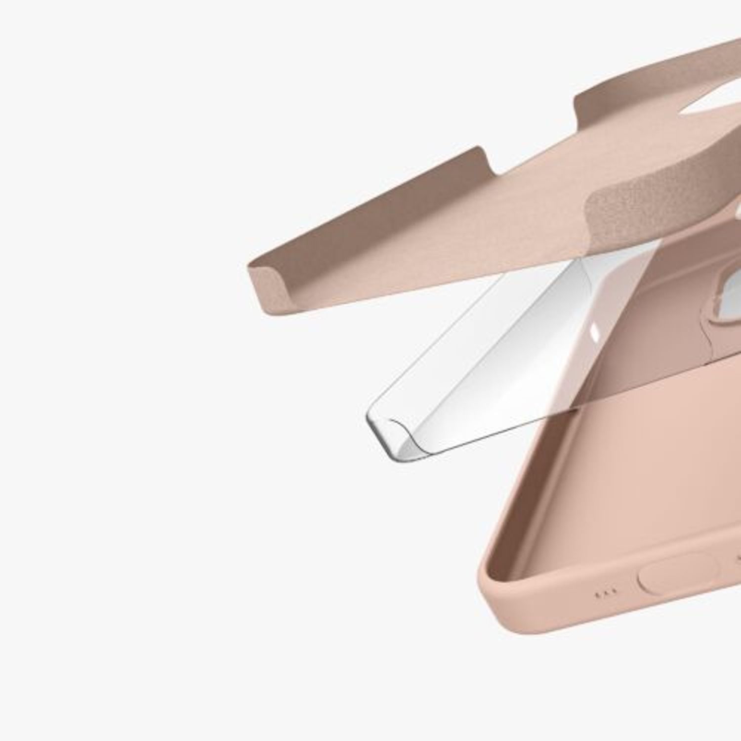 Husa Kwmobile pentru Apple iPhone 14 Plus, Silicon, Crem, 59072.10 fotografia produsului View 12 L