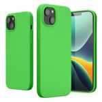 Husa Kwmobile pentru Apple iPhone 14 Plus, Silicon, Verde, 59072.159 fotografia produsului