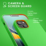 Husa Kwmobile pentru Apple iPhone 14 Plus, Silicon, Verde, 59072.159 fotografia produsului View 6 S