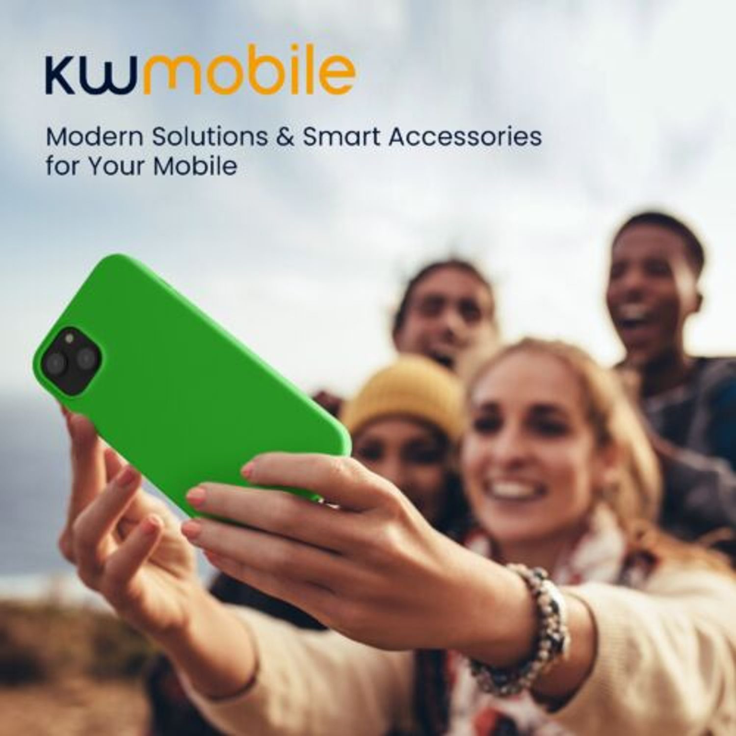 Husa Kwmobile pentru Apple iPhone 14 Plus, Silicon, Verde, 59072.159 fotografia produsului View 7 L