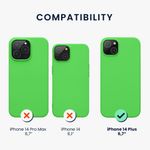 Husa Kwmobile pentru Apple iPhone 14 Plus, Silicon, Verde, 59072.159 fotografia produsului View 2 S
