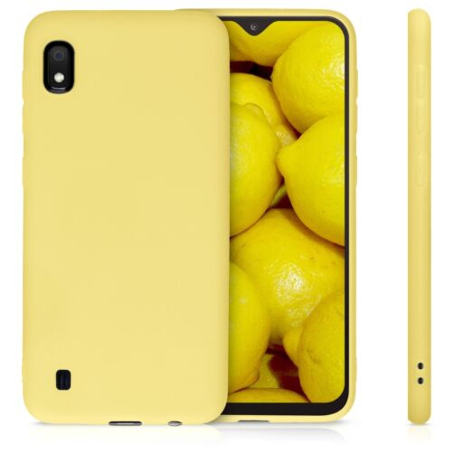 Husa pentru Samsung Galaxy A10, Silicon, Galben, 49814.49 fotografia produsului View 2 L
