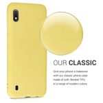 Husa pentru Samsung Galaxy A10, Silicon, Galben, 49814.49 fotografia produsului View 4 S