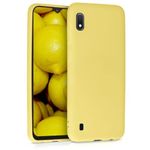 Husa pentru Samsung Galaxy A10, Silicon, Galben, 49814.49 fotografia produsului