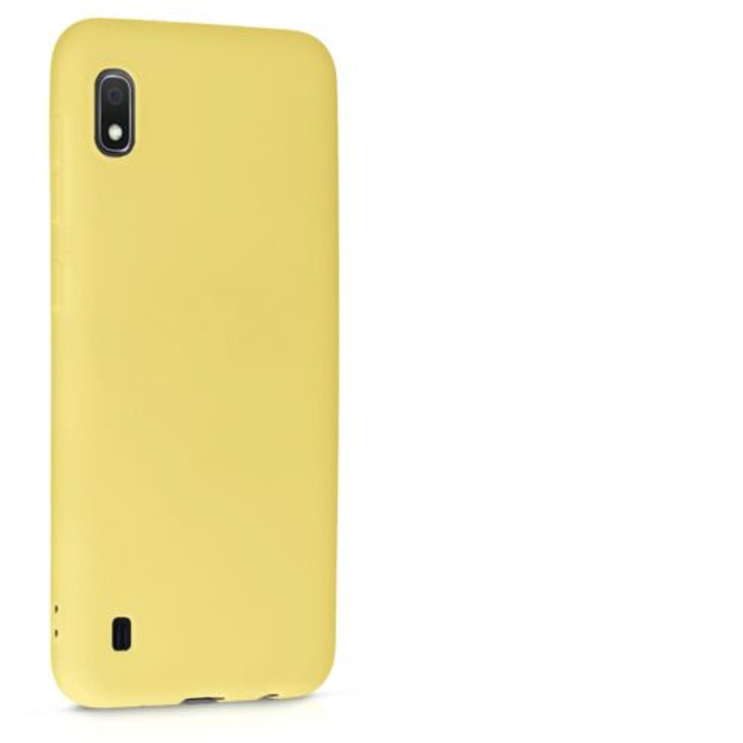 Husa pentru Samsung Galaxy A10, Silicon, Galben, 49814.49 fotografia produsului View 8 L