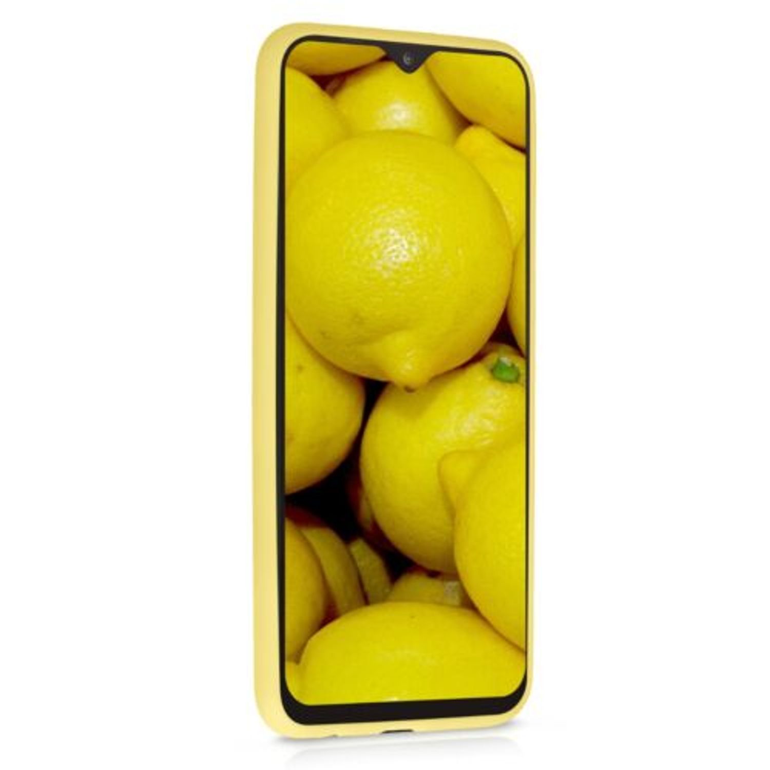 Husa pentru Samsung Galaxy A10, Silicon, Galben, 49814.49 fotografia produsului View 3 L