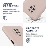 Husa Kwmobile pentru Xiaomi Redmi Note 9S/Redmi Note 9 Pro/Redmi Note 9 Pro Max, Silicon, Crem, 56562.225 fotografia produsului View 3 S