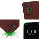Husa Kwmobile pentru Xiaomi Redmi Note 11 Pro Plus 5G, Silicon, Rosu, 58097.187 fotografia produsului View 7 S