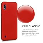 Husa pentru Samsung Galaxy A10, Silicon, Rosu, 49815.36 fotografia produsului View 4 S