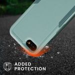 Husa Kwmobile pentru Apple iPhone 8/iPhone 7/iPhone SE 2, Silicon, Verde, 59193.71 fotografia produsului View 3 S
