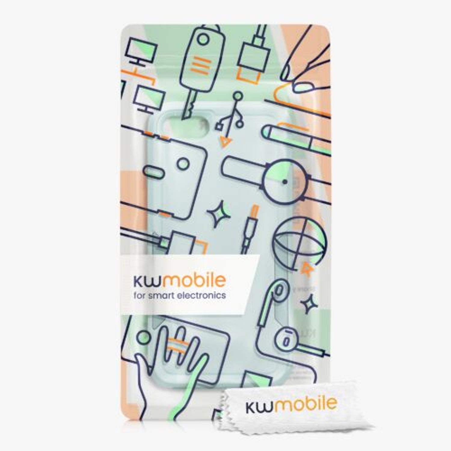 Husa Kwmobile pentru Apple iPhone 8/iPhone 7/iPhone SE 2, Silicon, Verde, 59193.71 fotografia produsului View 8 L