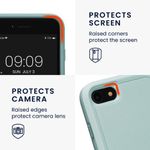 Husa Kwmobile pentru Apple iPhone 8/iPhone 7/iPhone SE 2, Silicon, Verde, 59193.71 fotografia produsului View 4 S
