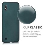 Husa pentru Samsung Galaxy A10, Silicon, Verde, 49815.14 fotografia produsului View 4 S