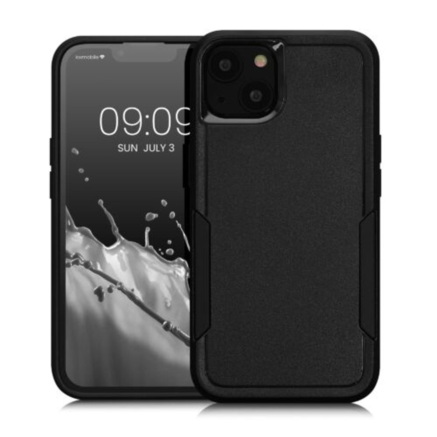 Husa Kwmobile pentru Apple iPhone 13, Silicon, Negru, 59198.01 fotografia produsului