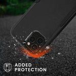 Husa Kwmobile pentru Apple iPhone 12/iPhone 12 Pro, Silicon, Negru, 59196.01 fotografia produsului View 3 S