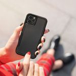 Husa Kwmobile pentru Apple iPhone 12/iPhone 12 Pro, Silicon, Negru, 59196.01 fotografia produsului View 6 S