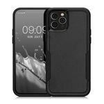 Husa Kwmobile pentru Apple iPhone 12/iPhone 12 Pro, Silicon, Negru, 59196.01 fotografia produsului