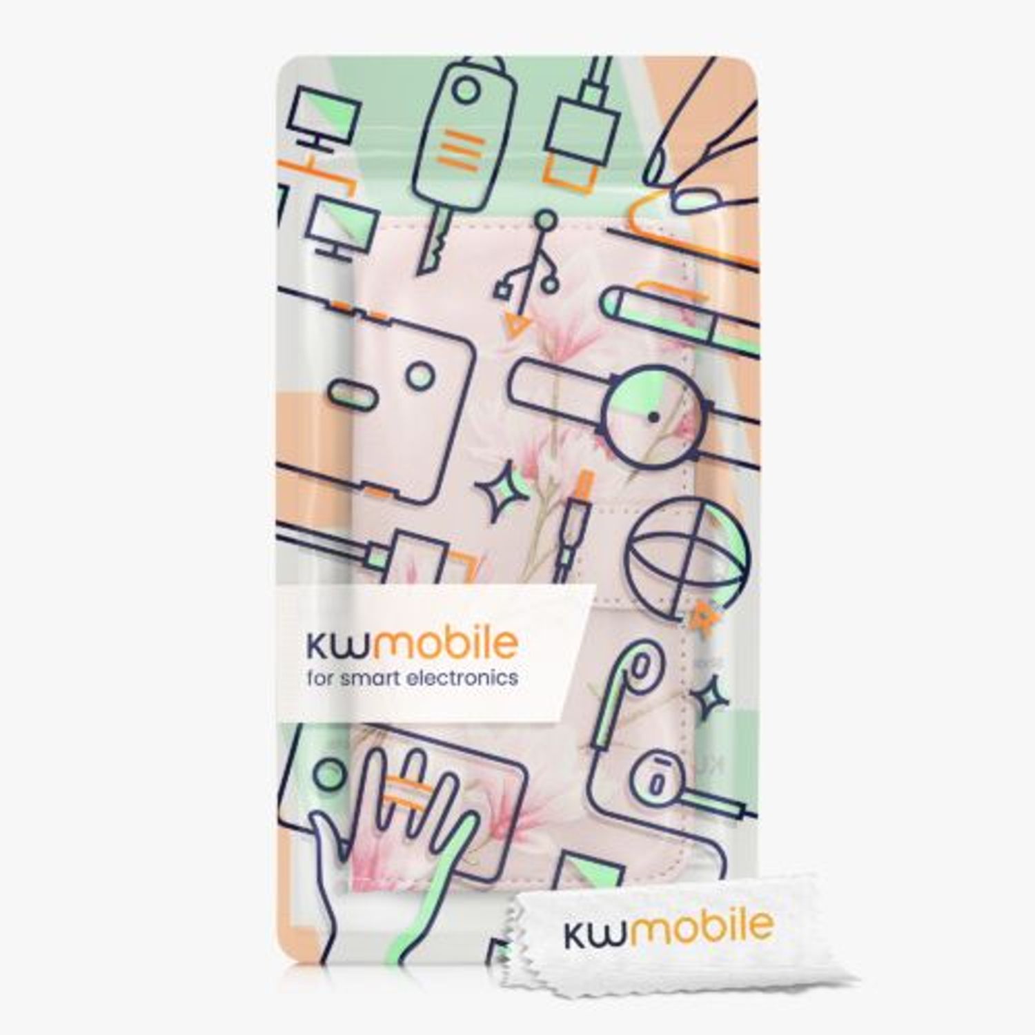 Husa Kwmobile pentru Apple iPhone 14, Piele ecologica, Multicolor, 59208.02 fotografia produsului View 8 L