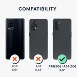 Husa Kwmobile pentru OPPO A74 5G/A54 5G, Silicon, Verde, 58012.172 fotografia produsului View 5 S