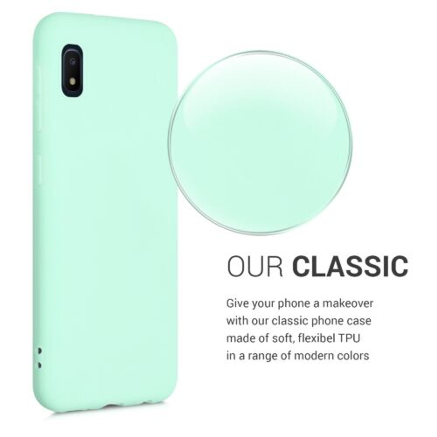 Husa pentru Samsung Galaxy A10e, Silicon, Verde, 51657.50 fotografia produsului View 2 L