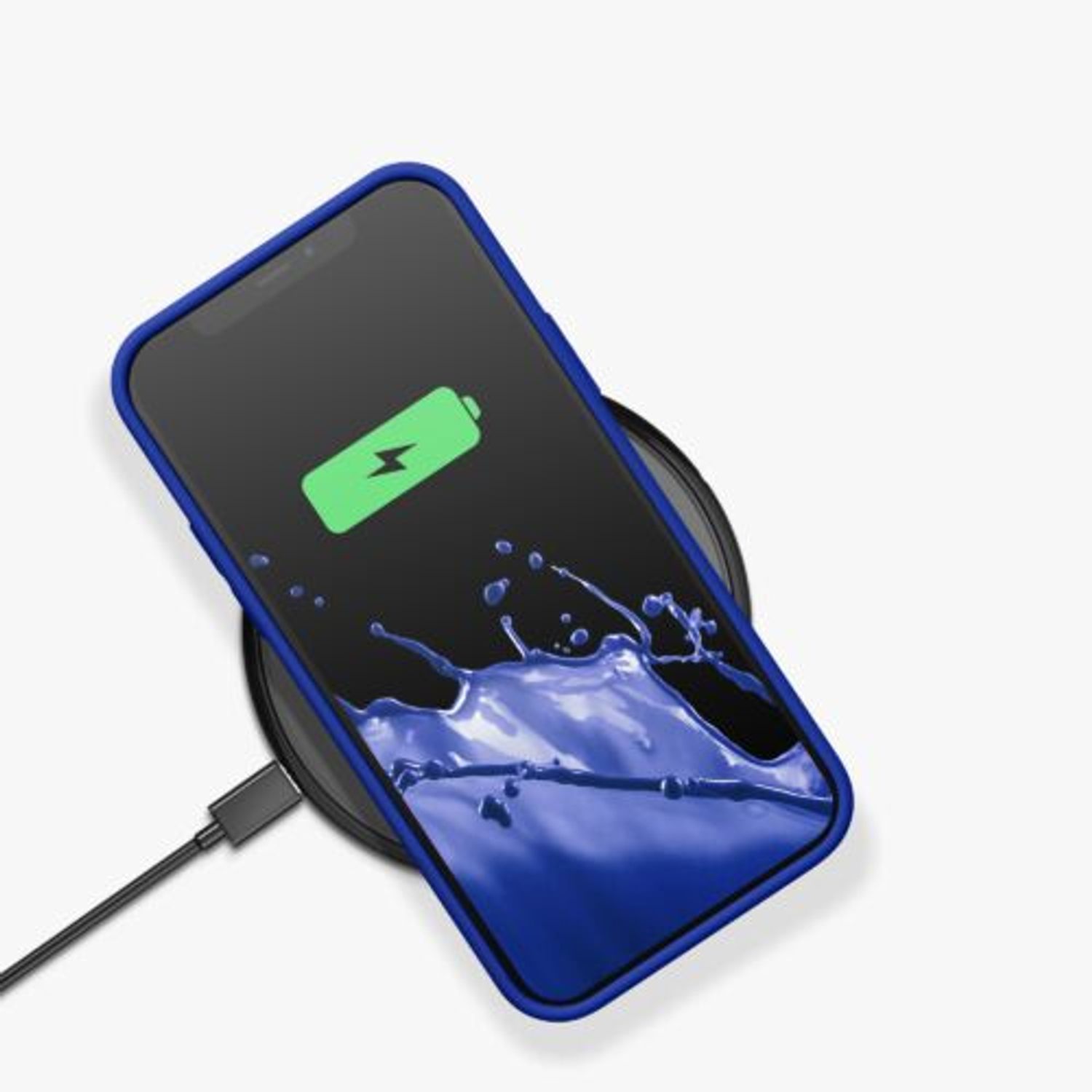 Husa Kwmobile pentru Apple iPhone 12/iPhone 12 Pro, Silicon, Albastru, 59351.134 fotografia produsului View 10 L